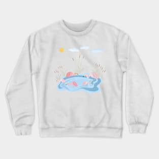 Flamingos Crewneck Sweatshirt